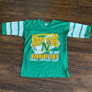 NHL Green North Stars Stanley Cup Tee